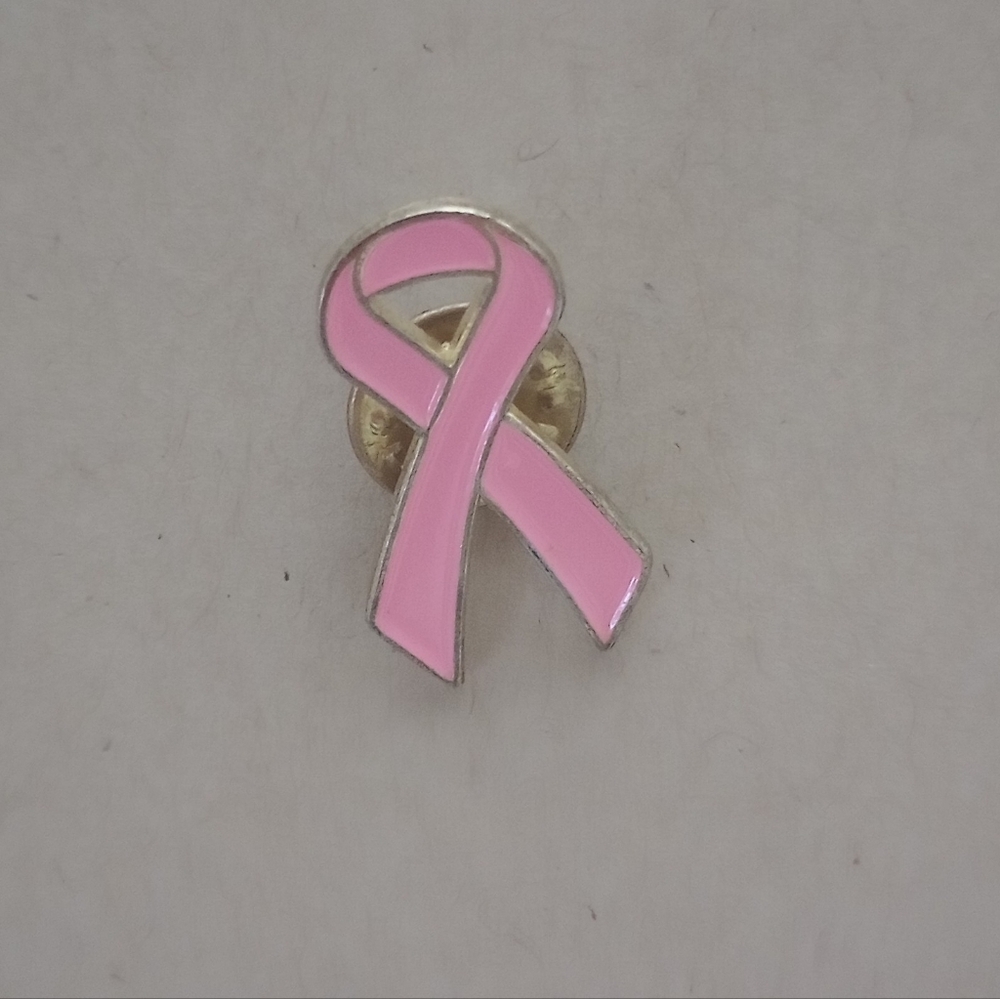 October Breast Cancer Awareness Ribbon Brooch - Picture 5 of 6
